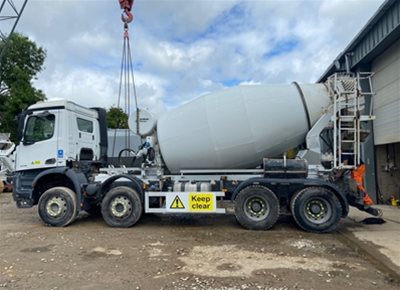 Used MERCEDES / SCHWING-STETTER AM8FHCLL 8m3 Standard Transit Concrete Mixer (2016) WX16 FDC